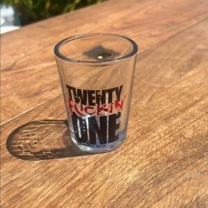 Twenty One Shot Glass